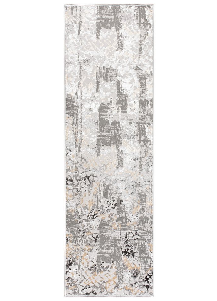 Tapiso Läufer CRYSTAL, rechteckig, Höhe: 8 mm, Kurzflor Flurläufer Schimmereffekt, pflegeleicht, Meterware – Bild 2 von 5