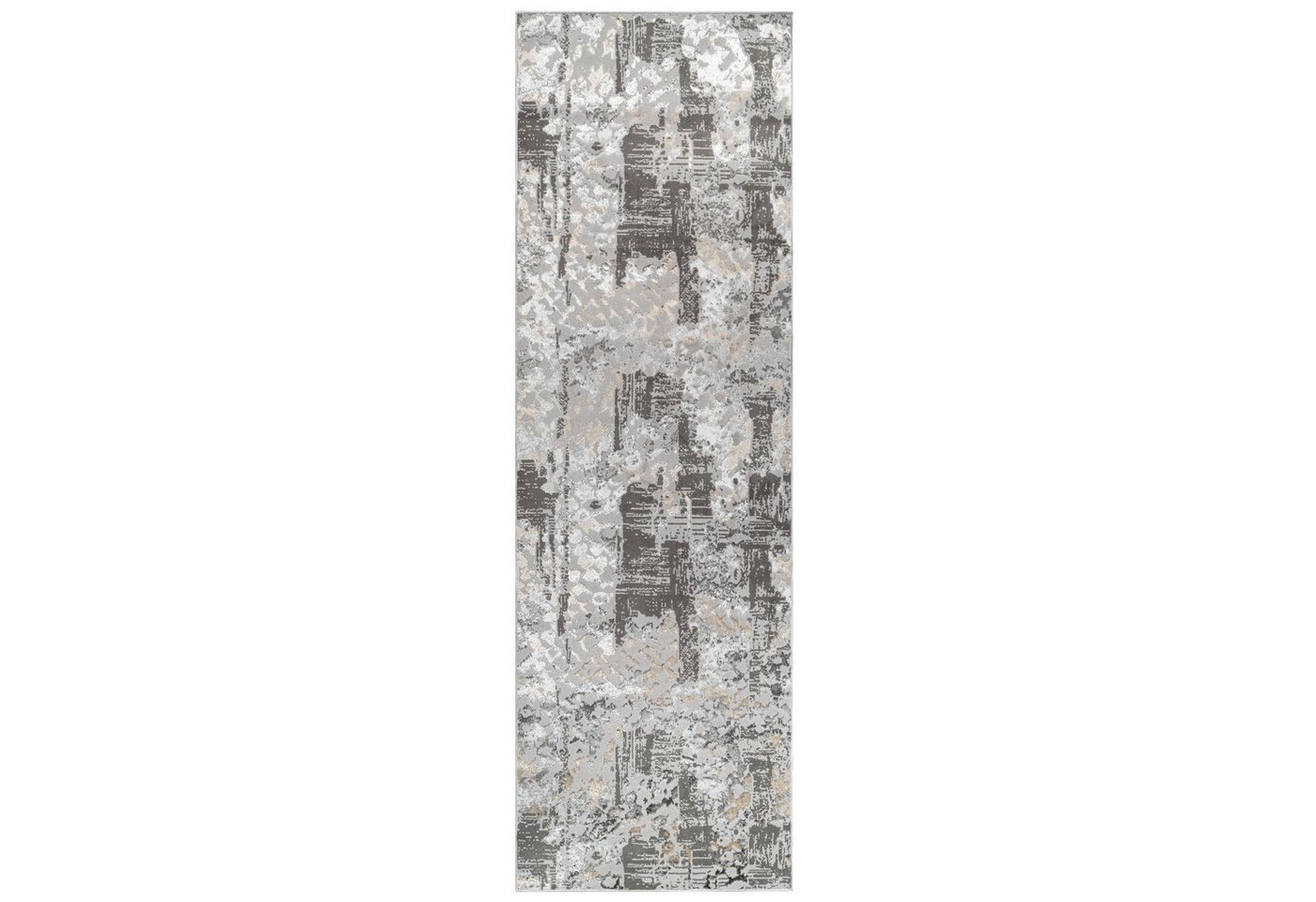 Tapiso Läufer CRYSTAL, rechteckig, Höhe: 8 mm, Langer Korridor-Läufer Schimmereffekt, pflegeleicht, Flur Schlafzimmer – Bild 2 von 5