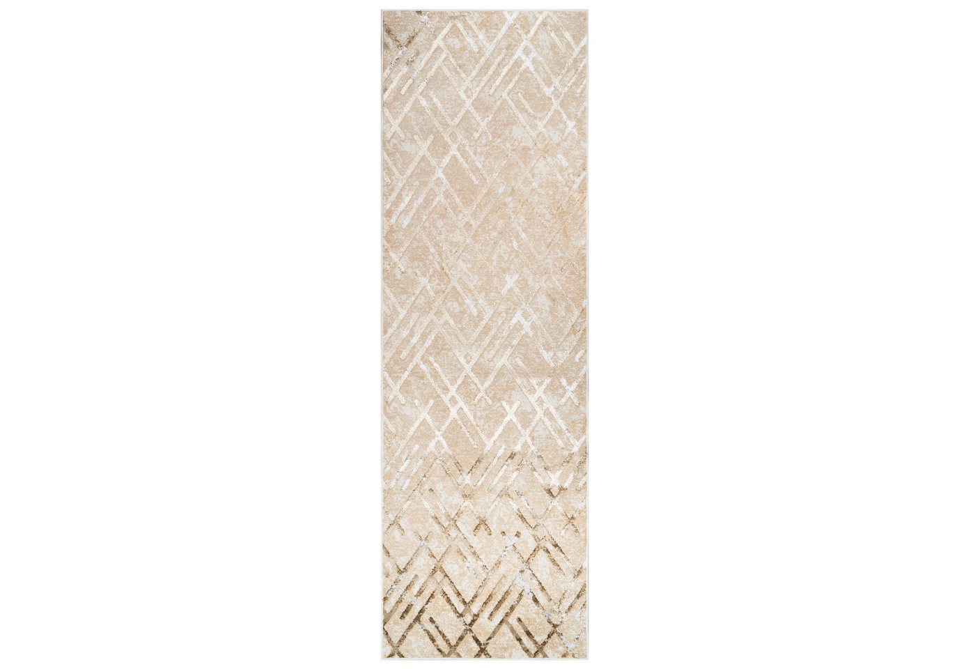 Tapiso Läufer CRYSTAL, rechteckig, Höhe: 8 mm, Langer Korridor-Läufer Schimmereffekt, pflegeleicht, Flur Schlafzimmer – Bild 2 von 5