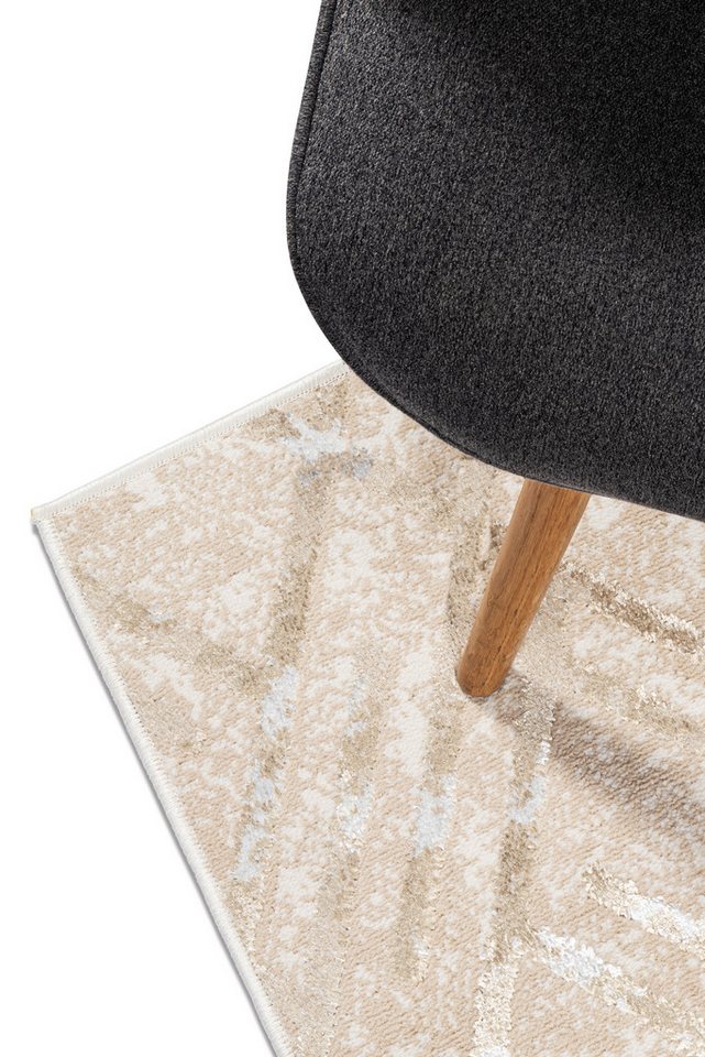 Tapiso Läufer CRYSTAL, rechteckig, Höhe: 8 mm, Langer Korridor-Läufer Schimmereffekt, pflegeleicht, Flur Schlafzimmer – Bild 3 von 5