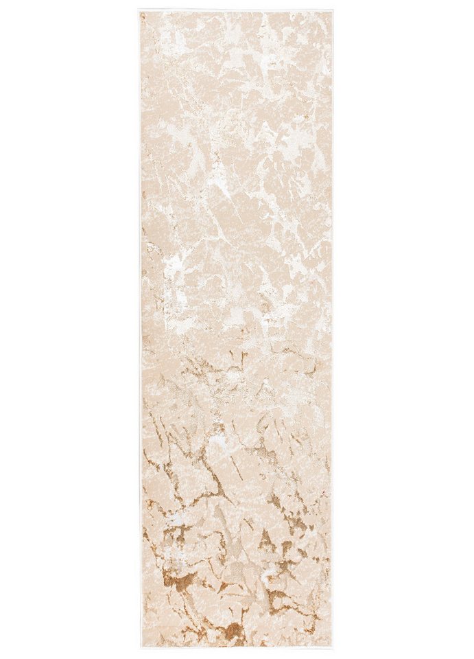 Tapiso Läufer CRYSTAL, rechteckig, Höhe: 8 mm, Kurzflor Flurläufer Schimmereffekt, pflegeleicht, Meterware – Bild 2 von 5