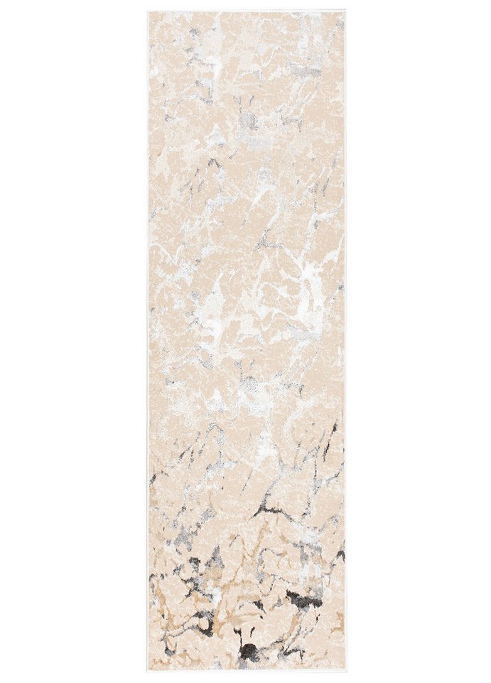 Tapiso Läufer CRYSTAL, rechteckig, Höhe: 8 mm, Kurzflor Flurläufer Schimmereffekt, pflegeleicht, Meterware – Bild 2 von 5