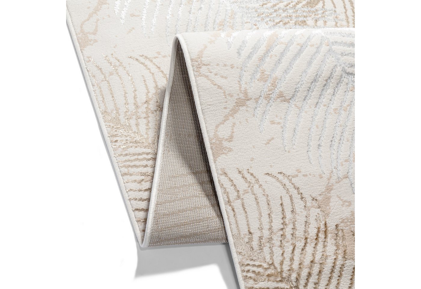 Tapiso Läufer CRYSTAL, rechteckig, Höhe: 8 mm, Langer Korridor-Läufer Schimmereffekt, pflegeleicht, Flur Schlafzimmer – Bild 5 von 5