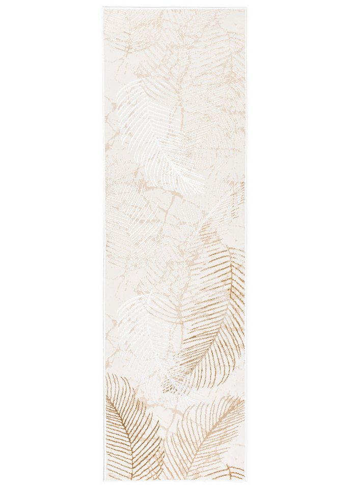 Tapiso Läufer CRYSTAL, rechteckig, Höhe: 8 mm, Kurzflor Flurläufer Schimmereffekt, pflegeleicht, Meterware – Bild 2 von 5