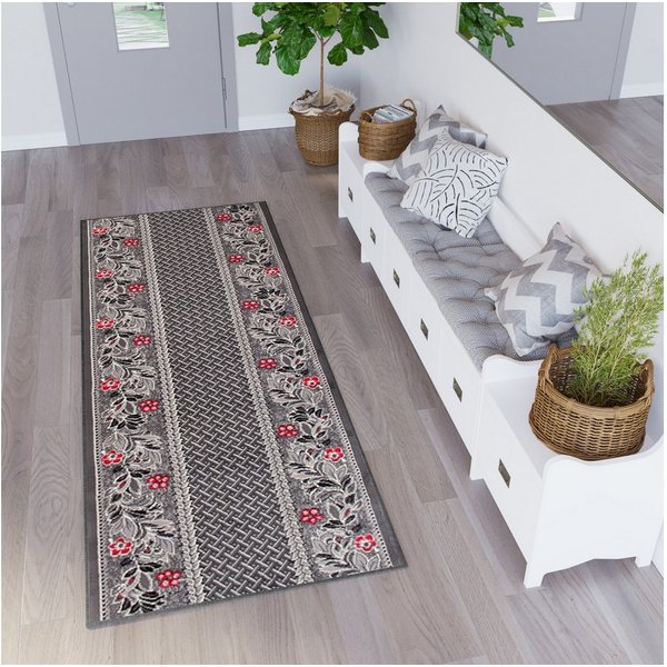 Tapiso Läufer DREAM, rechteckig, Höhe: 8 mm, Flur, Meterware, Korridor, Kurzflor