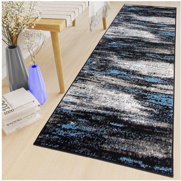 Tapiso Läufer MAYA, rechteckig, Höhe: 8 mm, Flur Meterware Korridor Küche Kurzflor