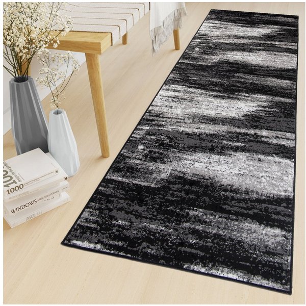 Tapiso Läufer MAYA, rechteckig, Höhe: 8 mm, Flur Meterware Korridor Küche Kurzflor