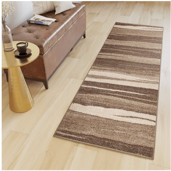 Tapiso Läufer SARI, rechteckig, Höhe: 10 mm, Kurzflor Flurläufer, pflegeleicht, Wohnzimmer Schlafzimmer Flur Küche