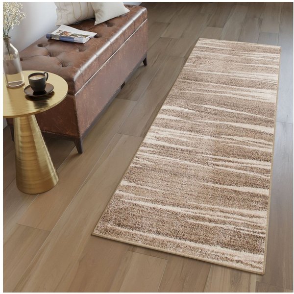 Tapiso Läufer SARI, rechteckig, Höhe: 10 mm, Kurzflor Flurläufer, pflegeleicht, Wohnzimmer Schlafzimmer Flur Küche