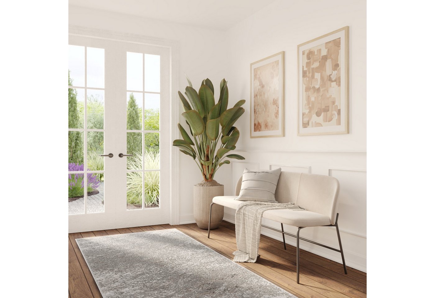 Tapiso Läufer VALLEY, rechteckig, Höhe: 9 mm, Wohnzimmer, Schlafzimmer, modern Design – Bild 3 von 5