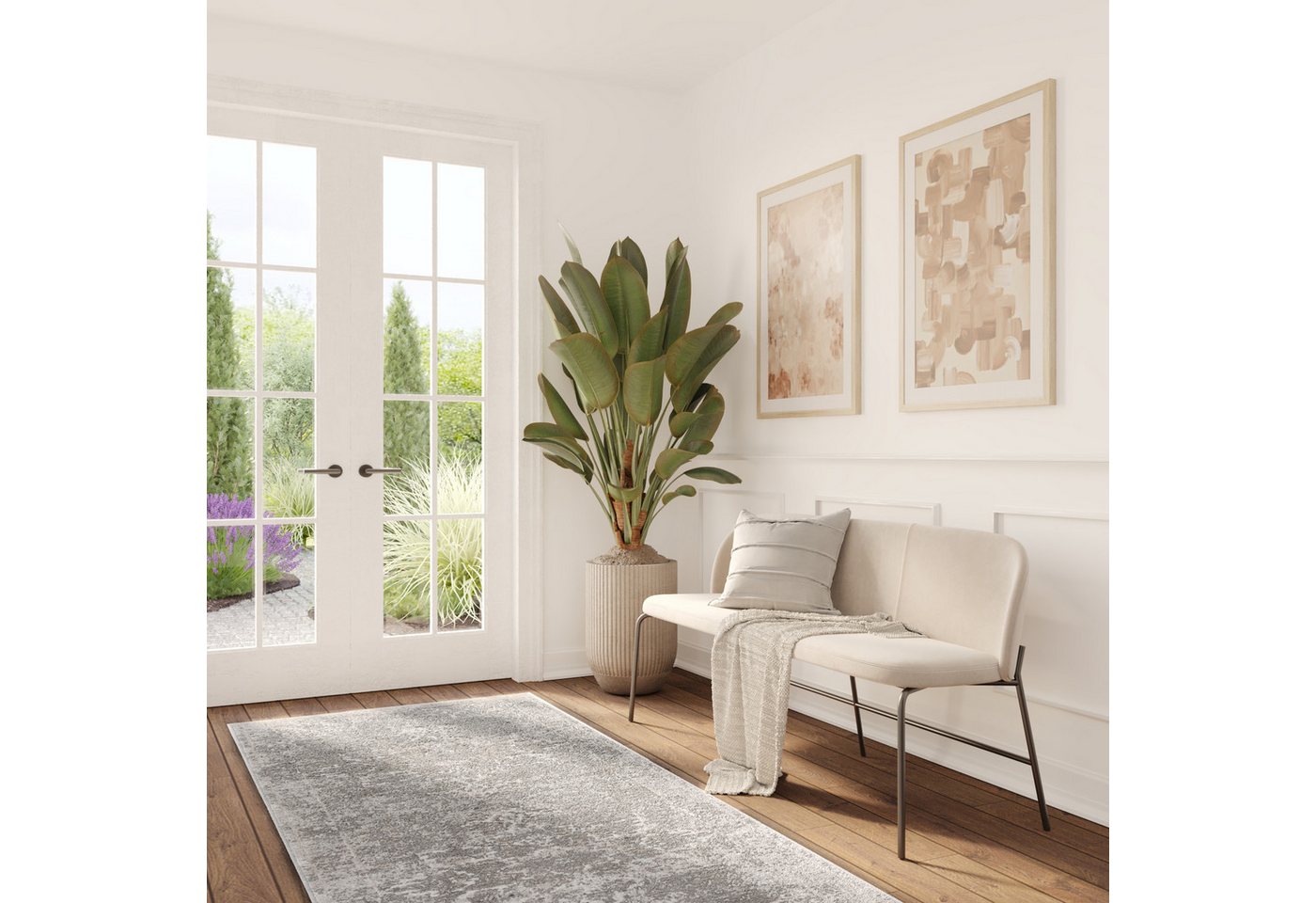 Tapiso Läufer VALLEY, rechteckig, Höhe: 9 mm, Wohnzimmer, Schlafzimmer, modern Design – Bild 3 von 5