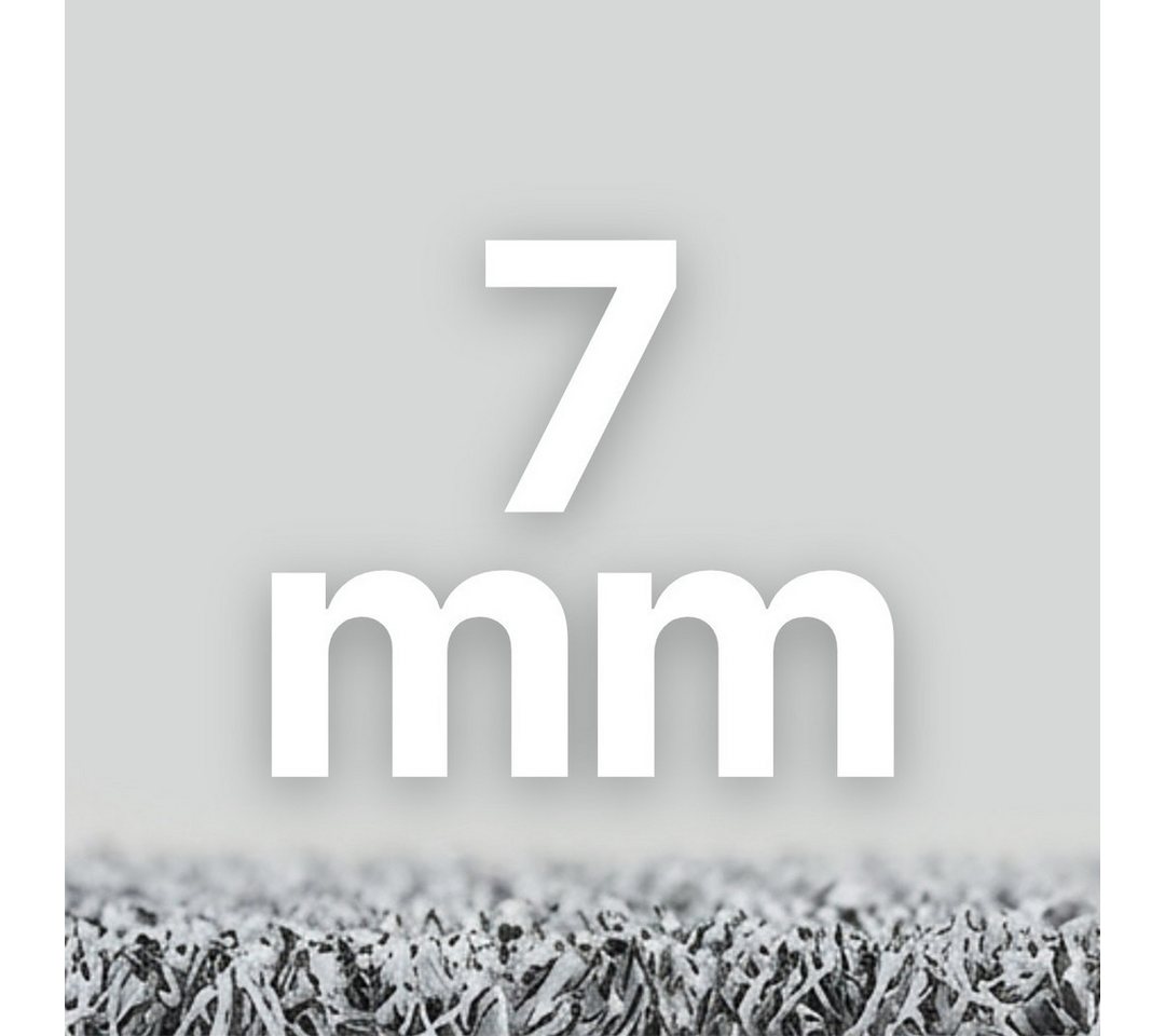 Tapiso Rasenteppich CANYOO, rechteckig, Höhe: 7 mm, Wetterfest, UV-beständig, pflegeleicht, zuschneidbar – Bild 3 von 5