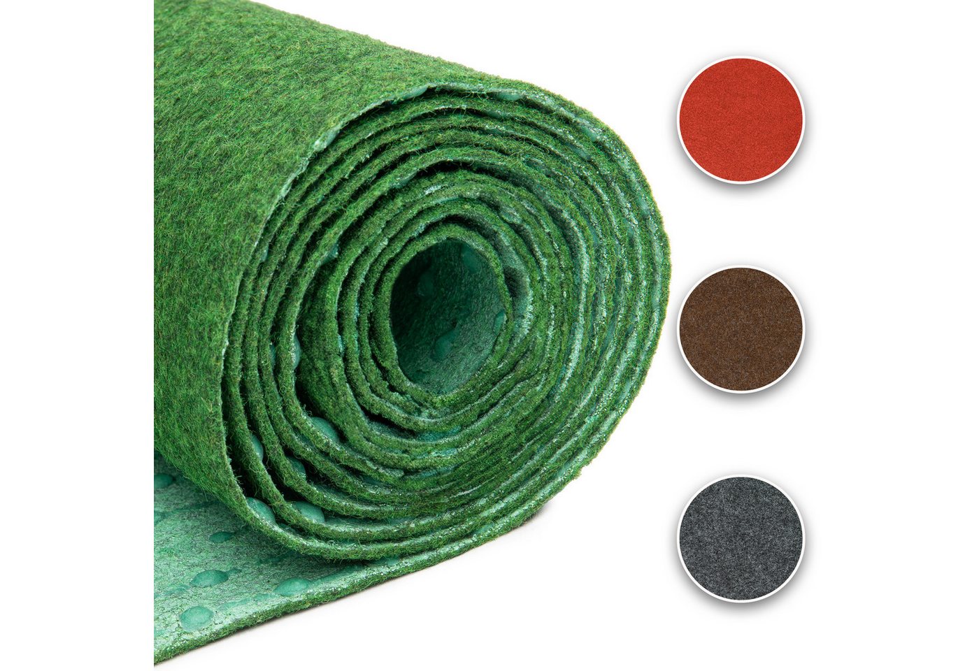 Tapiso Rasenteppich Pemba, rechteckig, Höhe: 4 mm, Wetterfest Schnelltrockend Outdoor Balkon Terrasse Garten Kunstgras – Bild 2 von 5