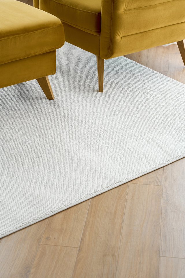 Tapiso Teppich AGRA, quadratisch, Höhe: 10 mm, Quadratischer Kurzflorteppich mit weicher Oberfläche – Bild 3 von 5