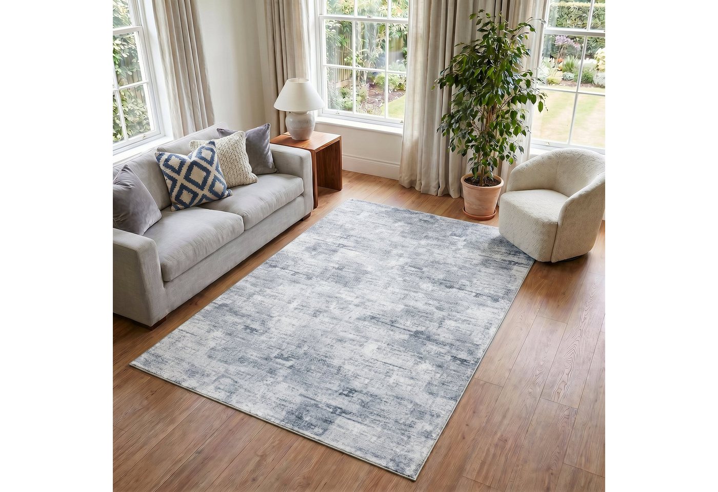 Tapiso Teppich BARI, rechteckig, Höhe: 8 mm, Rutschhemmend und OEKO-TEX zertifiziert – Bild 2 von 5