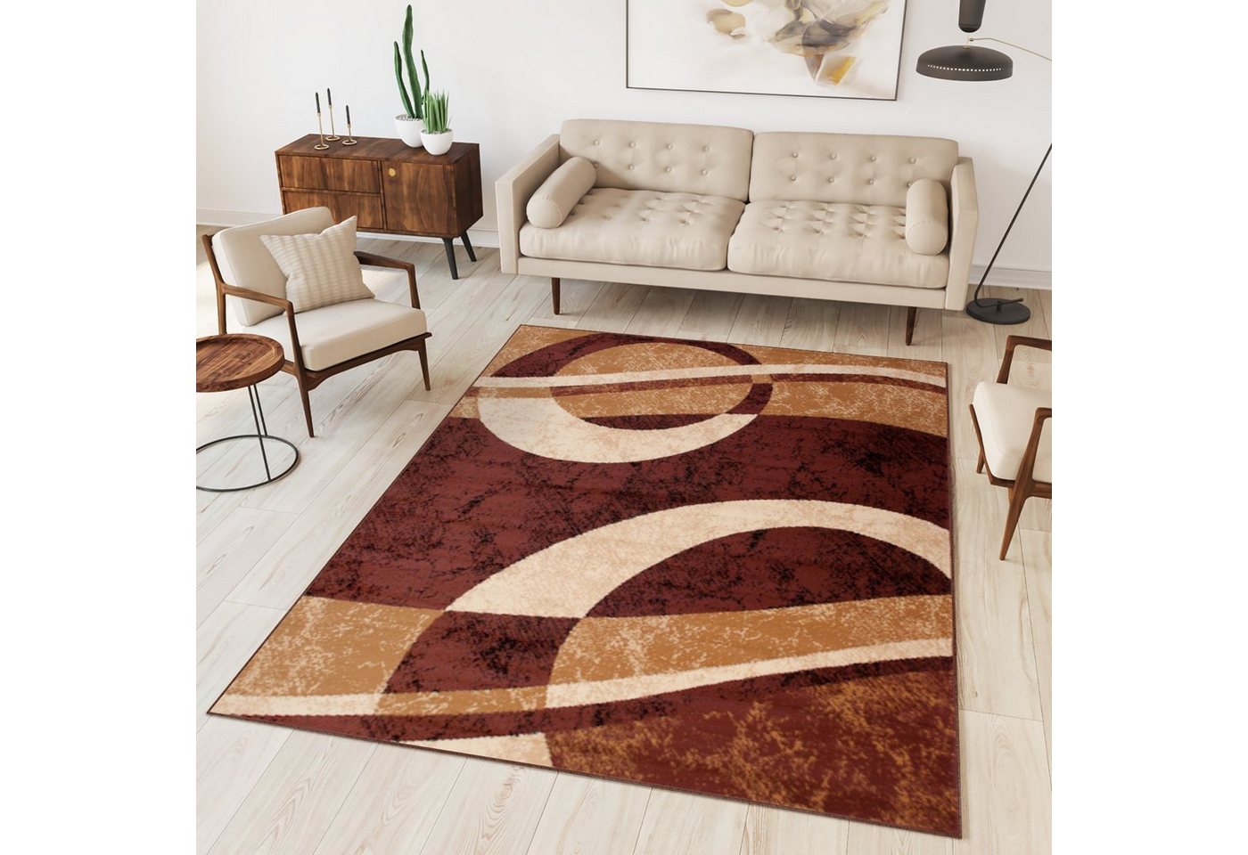 Tapiso Teppich DREAM, rechteckig, Höhe: 8 mm, Wohnzimmer, Schlafzimmer, modern Design – Bild 2 von 5