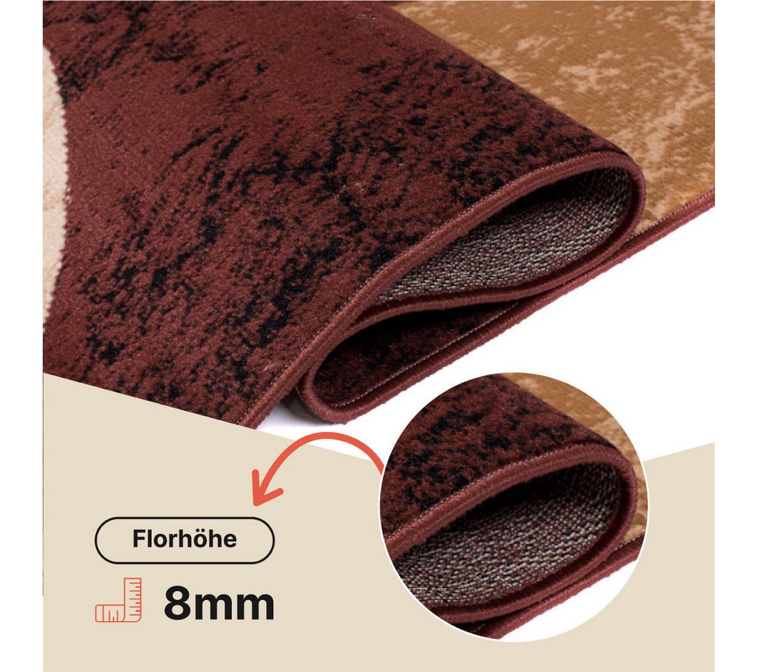 Tapiso Teppich DREAM, rechteckig, Höhe: 8 mm, Wohnzimmer, Schlafzimmer, modern Design – Bild 3 von 5
