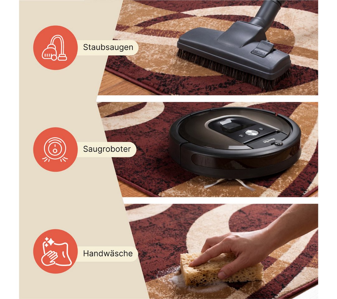 Tapiso Teppich DREAM, rechteckig, Höhe: 8 mm, Wohnzimmer, Schlafzimmer, modern Design – Bild 5 von 5