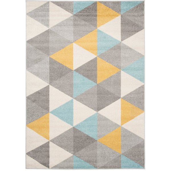 Tapiso Teppich LAZUR, rechteckig, Höhe: 9 mm, Modern Wohnzimmerteppich Schlafzimmerteppich