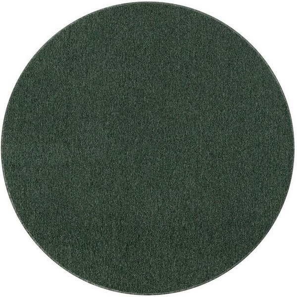 Tapiso Teppich NIZZA, rund, Höhe: 6 mm, Wohnzimmer, Schafzimmer, Einfarbig