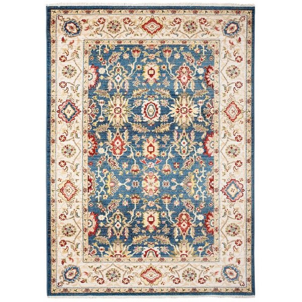 Tapiso Teppich RIVIOLI, rechteckig, Höhe: 9 mm, Wohnzimmer, Schlafzimmer, Kurzflor, Fransen