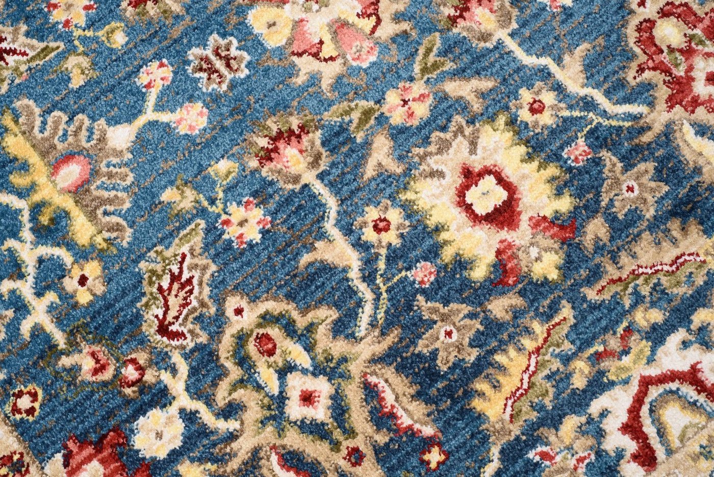 Tapiso Teppich RIVIOLI, rechteckig, Höhe: 9 mm, Wohnzimmer, Schlafzimmer, Kurzflor, Fransen – Bild 3 von 5