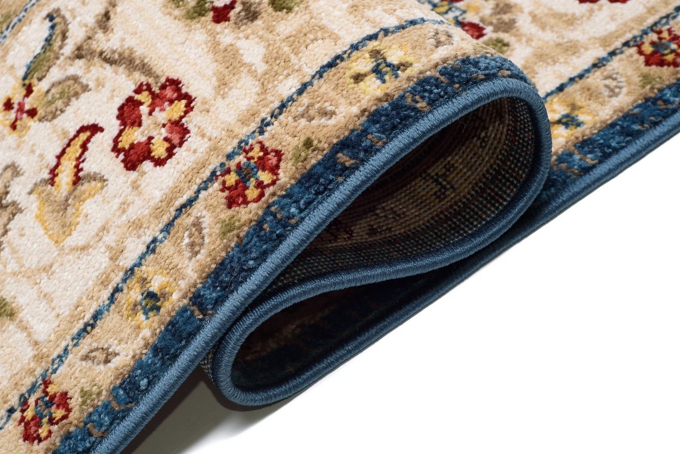 Tapiso Teppich RIVIOLI, rechteckig, Höhe: 9 mm, Wohnzimmer, Schlafzimmer, Kurzflor, Fransen – Bild 4 von 5