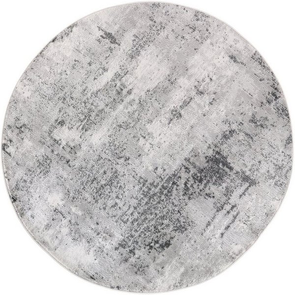 Tapiso Teppich SKY, rund, Höhe: 11 mm, Runder Glanzflor-Teppich, Lichteffekt je nach Blickwinkel, 12 mm