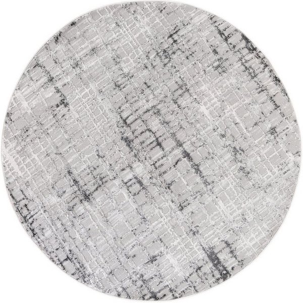 Tapiso Teppich SKY, rund, Höhe: 11 mm, Runder Glanzflor-Teppich, Lichteffekt je nach Blickwinkel, 12 mm