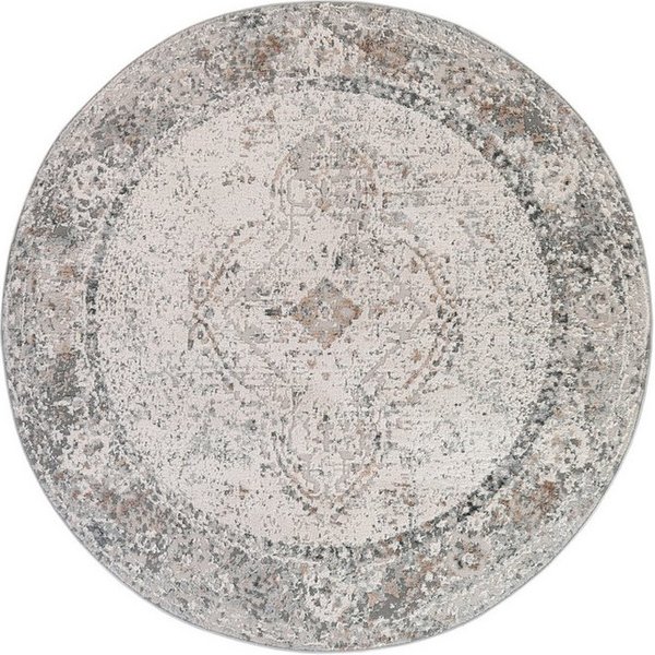 Tapiso Teppich VALLEY, rund, Höhe: 9 mm, Wohnzimmer, Schlafzimmer, Vintage