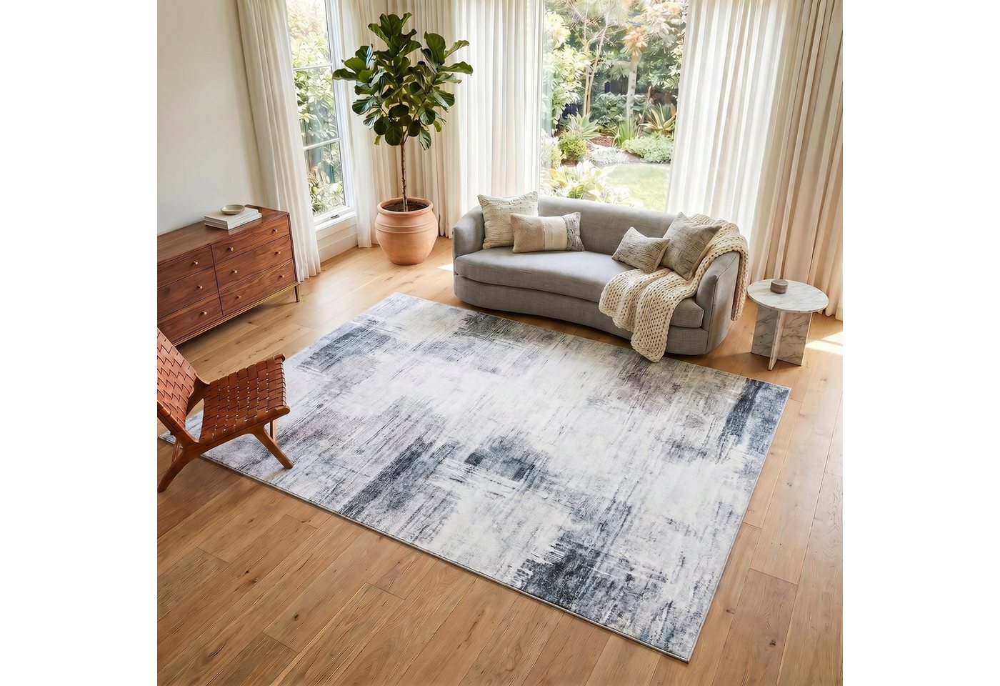 Tapiso Teppich VENEZIA, rechteckig, Höhe: 6 mm, Modernes Design und Pflegeleicht – Bild 2 von 5