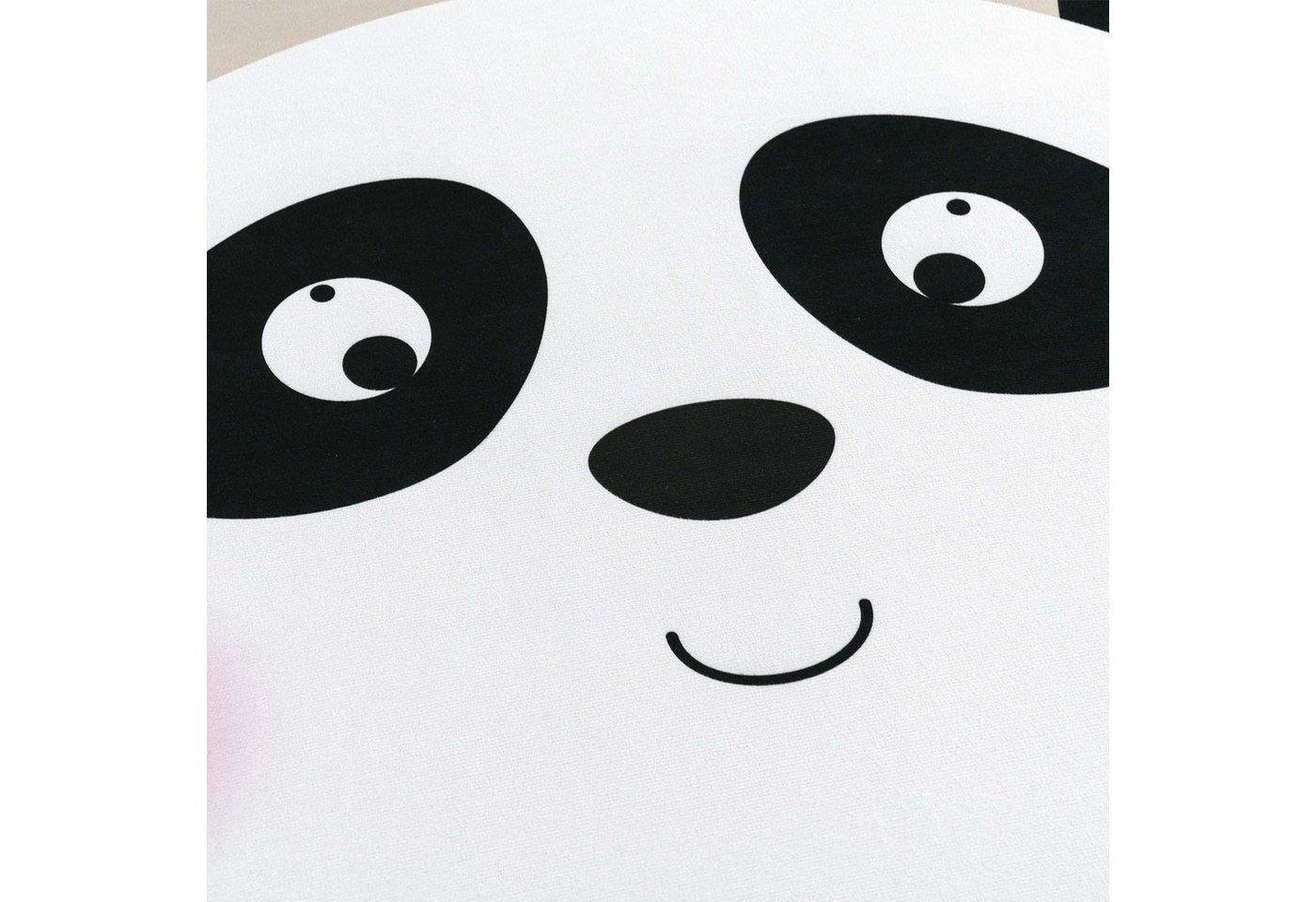 TaraCarpet Kinderteppich Fresh Kids Tiere, rechteckig, Höhe: 5 mm, Fresh Kids Tiere Panda Taupe Kinderzimmer Jugendzimmer 80x150 cm – Bild 4 von 5