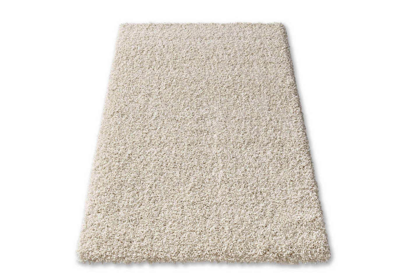 TaraCarpet Langflor-Teppich Ragolle Twilight Hochflor-Teppich, weich und pflegeleicht, rechteckig, Höhe: 60 mm, 60 mm Hochflor, rechteckig, Farbe Weiß, Größe 65 – Bild 3 von 5