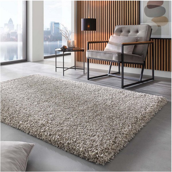 TaraCarpet Langflor-Teppich Ragolle Twilight Hochflor-Teppich, weich und pflegeleicht, rechteckig, Höhe: 60 mm, 60 mm Hochflor, rechteckig, Farbe Grau/Weiß, Grö