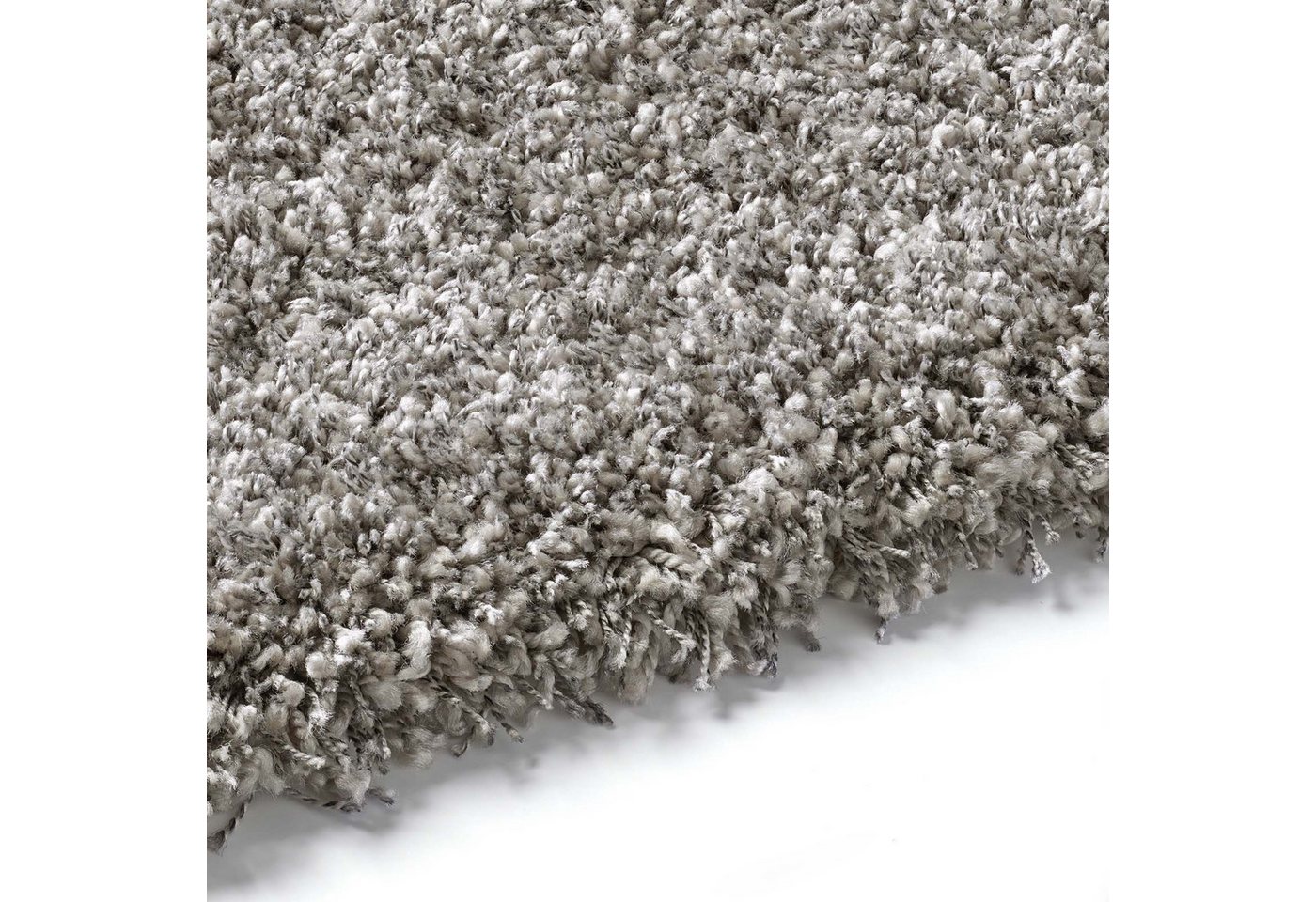 TaraCarpet Langflor-Teppich Ragolle Twilight Hochflor-Teppich, weich und pflegeleicht, rechteckig, Höhe: 60 mm, 60 mm Hochflor, rechteckig, Farbe Grau, Größe 65 – Bild 5 von 5