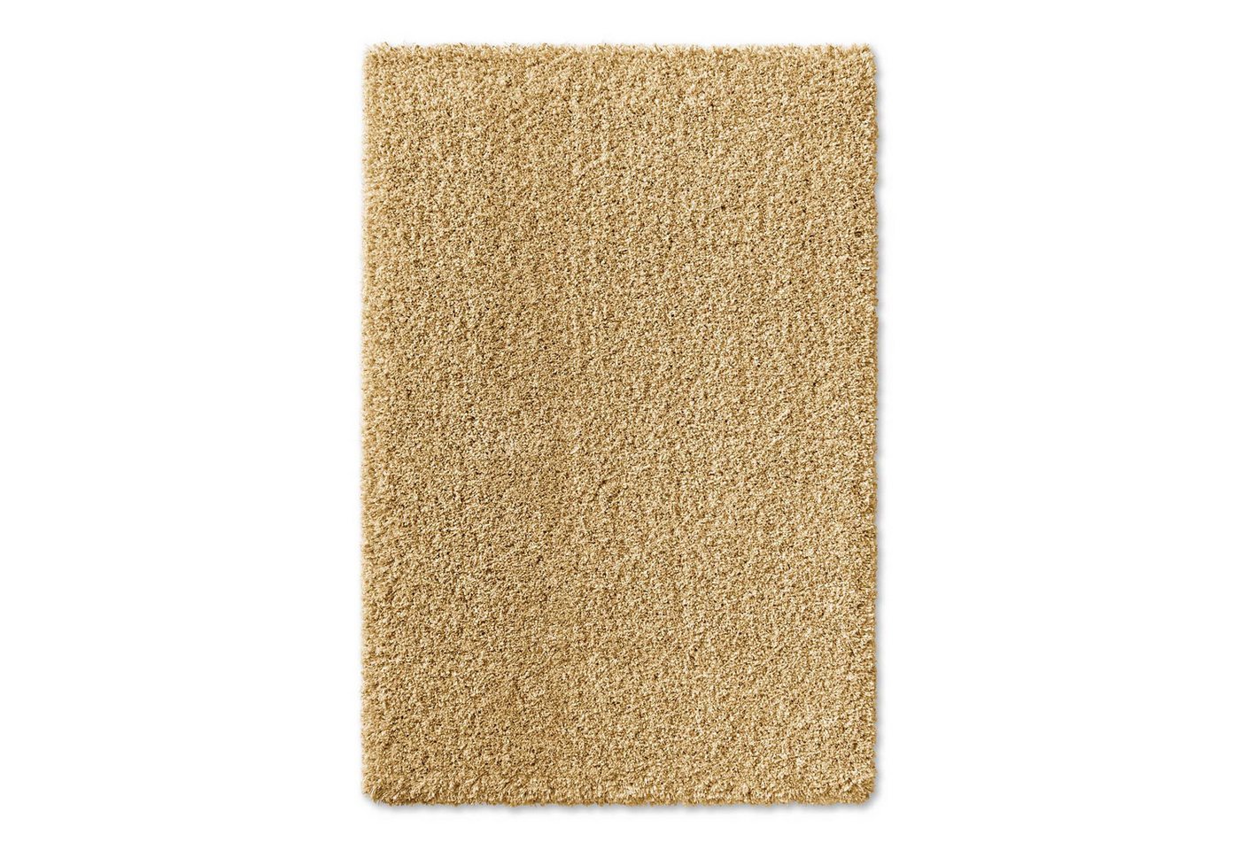 TaraCarpet Langflor-Teppich Ragolle Twilight Hochflor-Teppich, weich und pflegeleicht, rechteckig, Höhe: 60 mm, 60 mm Hochflor, rechteckig, Farbe Gold, Größe 65 – Bild 4 von 5
