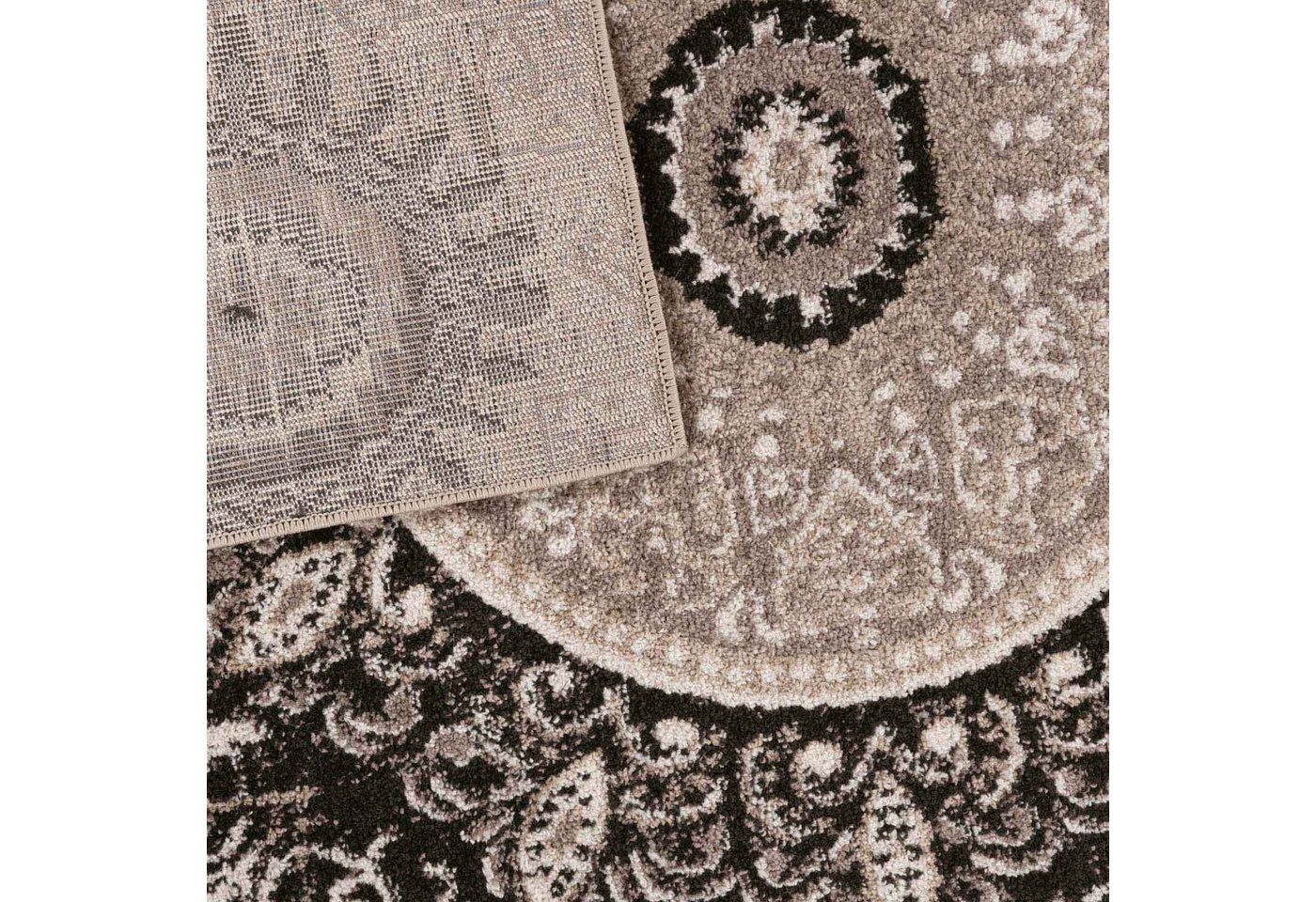 TaraCarpet Teppich Moderner Teppich Aragon 77 Oriental, rechteckig, Höhe: 13 mm, Designer Oriental braun Wohnzimmer Schlafzimmer Esszimmer 080X150 cm – Bild 5 von 5