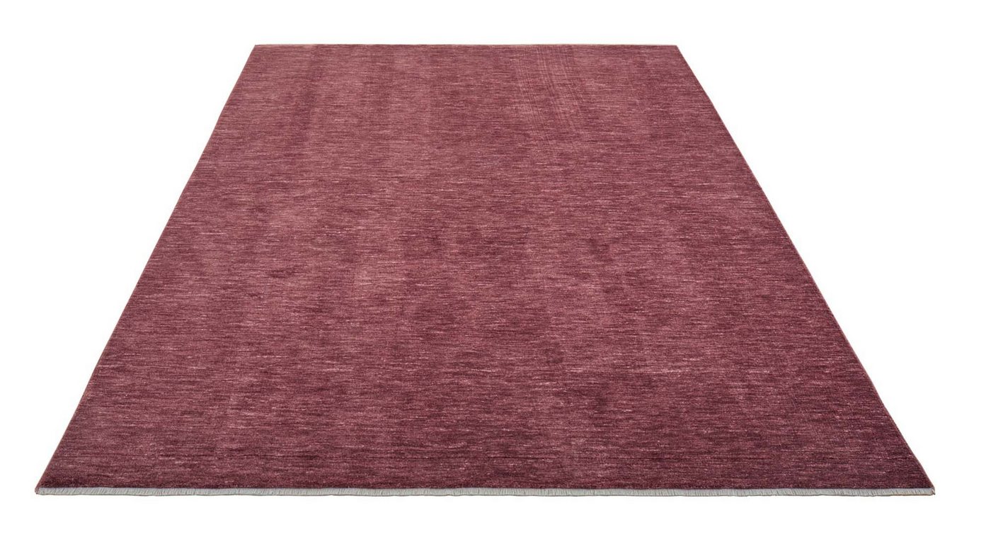 TaraCarpet Teppich Tara Carpet Luna einfarbig, Vintage, strapazierfähig und edel, rechteckig, Höhe: 8 mm, Wohnzimmer, Schlafzimmer, Esszimmer, Flur rot 080x150 – Bild 3 von 5
