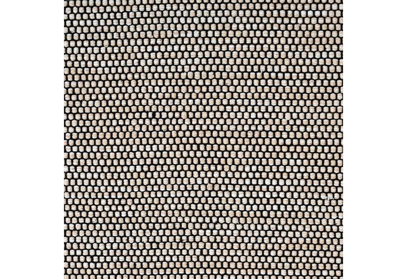 TaraCarpet Wollteppich Handwebteppich Borkum 100% Baumwolle, rechteckig, Höhe: 5 mm, gewebt Baumwolle natur modern Wohnzimmer Küche 080x150 cm – Bild 5 von 5