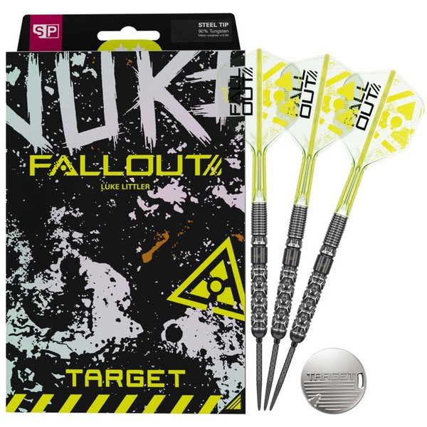 TARGET DARTS Dartpfeil Target Luke Littler Nuke Fallout Swiss Points Steeldarts