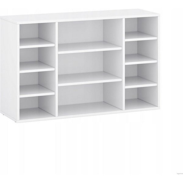 TARGET HOME Bücherregal Universalregal weißer Schrank mit offenen Fächern und leichter Montage