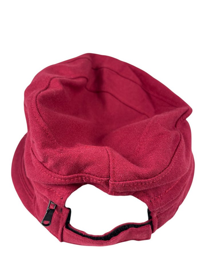 Taschen4life Sonnenhut Visor Cap 2in1 Sonnencap Basecap & Sonnenschutz in Einem, unisex, aus Leinen – Bild 4 von 5