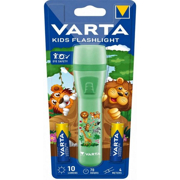 VARTA Taschenlampe Varta Kids Flashlight 2AA mit Batt. 15650101421 Taschenlampe batteri