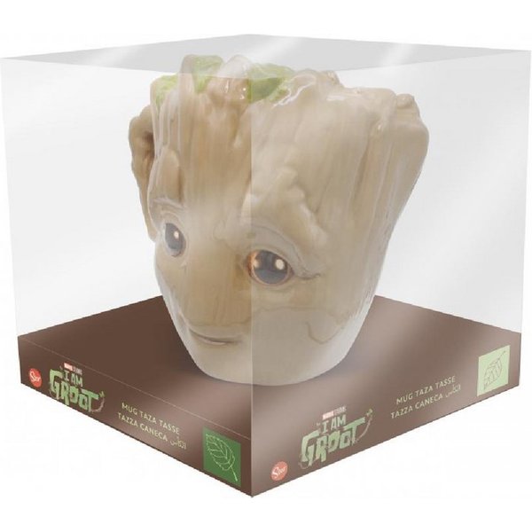 MARVEL Tasse Marvel Groot 3D Tasse, 500 ml, 1-tlg., Dolomit