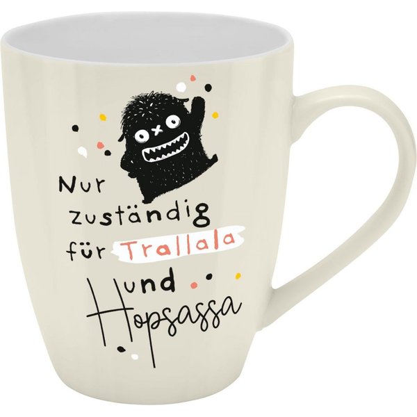Sheepworld Tasse Tasse Tee- Kaffeetasse Kaffeebecher 35cl Geschenk Sheepworld TRALLALA, Porzellan