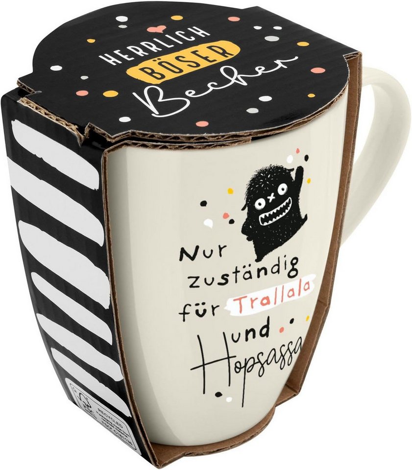 Sheepworld Tasse Tasse Tee- Kaffeetasse Kaffeebecher 35cl Geschenk Sheepworld TRALLALA, Porzellan – Bild 3 von 4