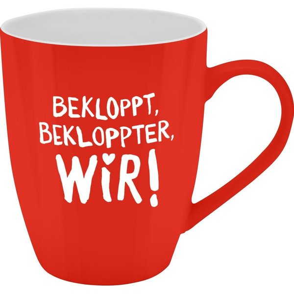 Sheepworld Tasse Tasse Tee- Kaffeetasse Kaffeebecher 35cl Geschenk Sheepworld BEKLOPPT, Porzellan