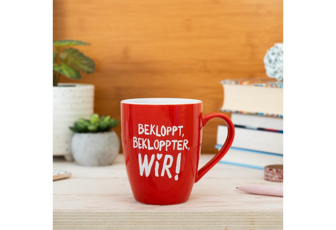 Sheepworld Tasse Tasse Tee- Kaffeetasse Kaffeebecher 35cl Geschenk Sheepworld BEKLOPPT, Porzellan – Bild 4 von 4