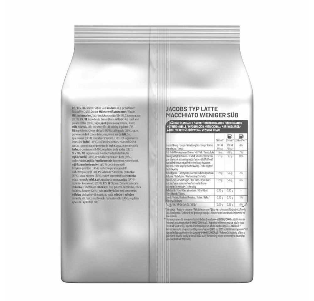 TASSIMO Kaffee Typ Latte Macchiato Weniger Süß, 8 Portionen – Bild 5 von 5