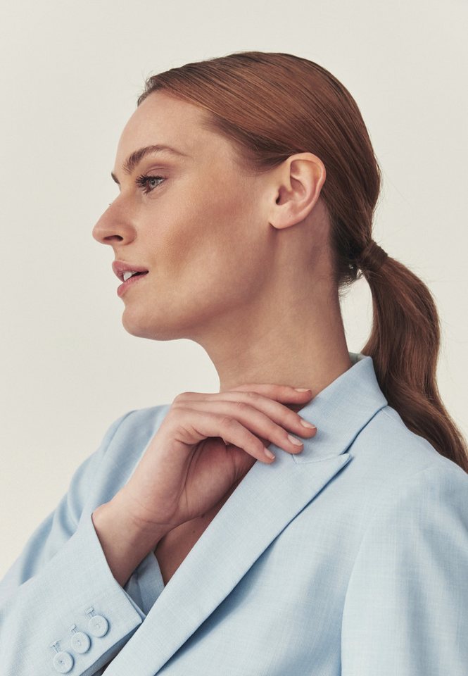 TATUUM Longblazer Gebeftes Jacken Mit Lenzing™ Ecovero™ Viskose - Remala 7 – Bild 5 von 5